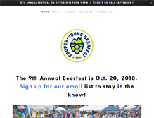 Tablet Screenshot of cybeerfest.org